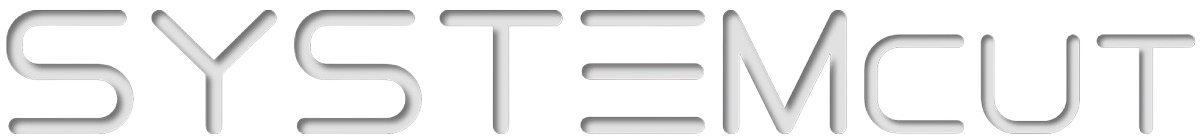 SystemCut - Zieh die blaue Linie für Qualität. --Logo