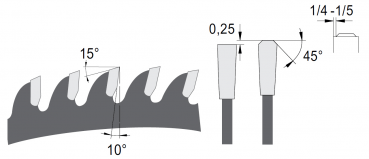 Preview: AKE 9140.350.84.30 Aluminium-Kreissägeblatt FT Zeichnung